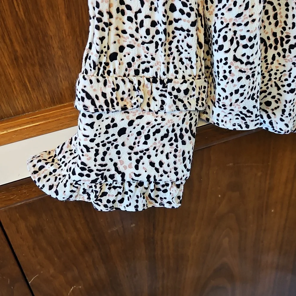 ba&sh Ruffle Neck And Sleeve Blouse. Small. Excellent Cond. - Picture 3 of 6
